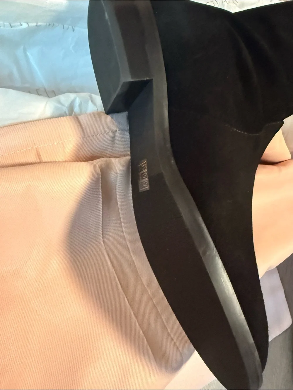 BRAND NEW Stuart Weitzman Black Over-the-Knee Suede Boots